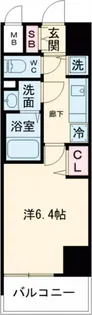 プレサンスみなと元町駅前【9階】の間取り