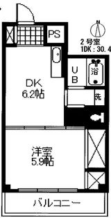 ラ・ヴェール多喜【5階】の間取り