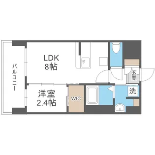 セレニテ難波ミラク壱番館【5階】の間取り