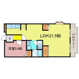 リヴェールJUNII【2階】の間取り