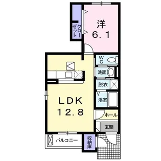 ブリーズV【1階】の間取り