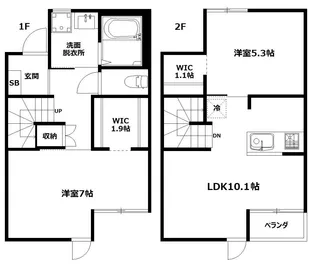 ココテラスの間取り