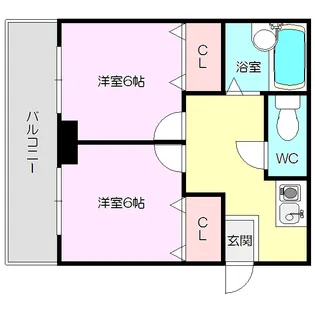 豊新セリオ【4階】の間取り