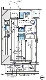 メインステージ東神奈川II【4階】の間取り