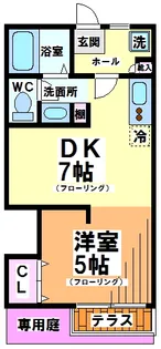 メゾネットMK 当社管理物件【1階】の間取り