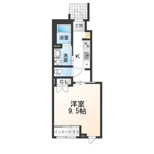 ディアベルジュII【1階】の間取り