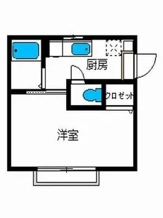 ハイネス十日町【2階】の間取り