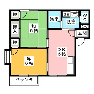 ブルージュ【2階】の間取り