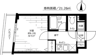 ステージグランデ高円寺南【5階】の間取り