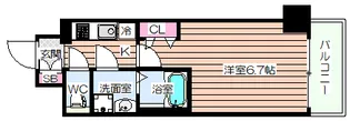 ジュネーゼグラン弁天町【10階】の間取り