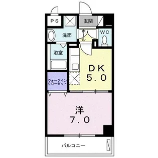アンドーバーテラス金城 ノース【1階】の間取り