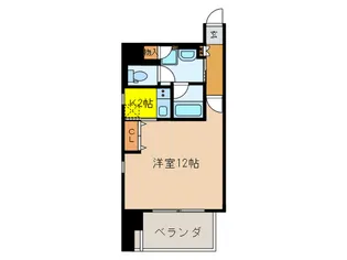 gs丸の内【9階】の間取り