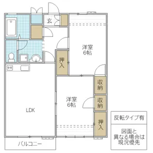 ポエムF【2階】の間取り