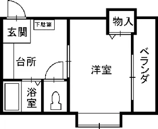 Kプラザ【1階】の間取り