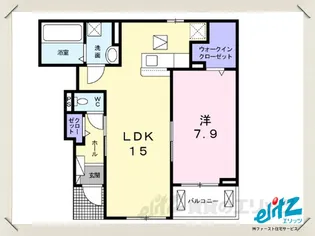 RiriaVII VIII【1階】の間取り