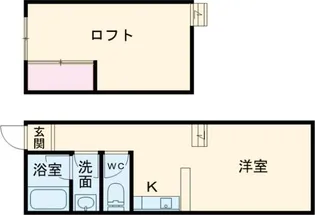 月光荘【2階】の間取り