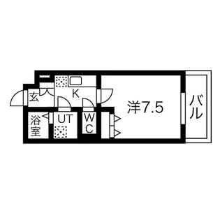 リヴィアス北大阪BREZZA【2階】の間取り
