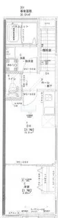 ソルナクレイシア氷川台【2階】の間取り