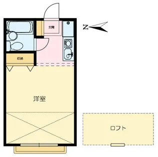 メープルハイツ【2階】の間取り