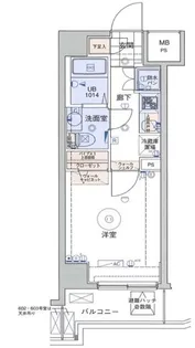 ブライズ高井戸【6階】の間取り