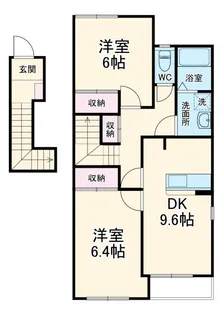 エバープレイス【2階】の間取り