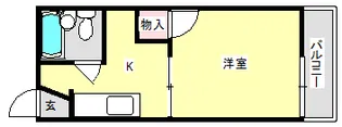 フォーブル安田【1階】の間取り