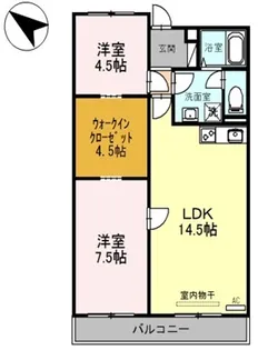 サンコミュニティ【1階】の間取り