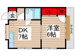 フジコーポ【1階】の間取り