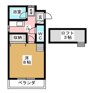 NEW-T・ヴィラ【1階】の間取り