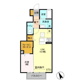 Villa Ren(ヴィラレン)【1階】の間取り