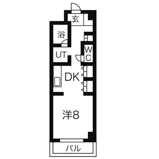 メゾンラフィネII【2階】の間取り