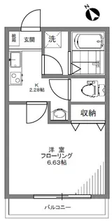 マピエス馬込【2階】の間取り