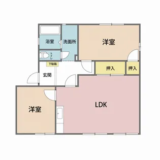 セビアンK【2階】の間取り