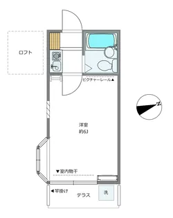 戸越サンハイツ【1階】の間取り