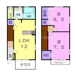 インフィニート K【1階】の間取り