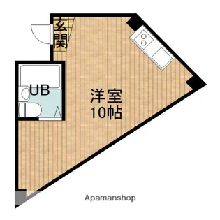 ユーエルヤイヅI【2階】の間取り