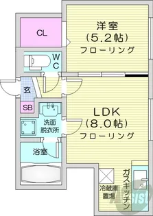 グランデ23【3階】の間取り