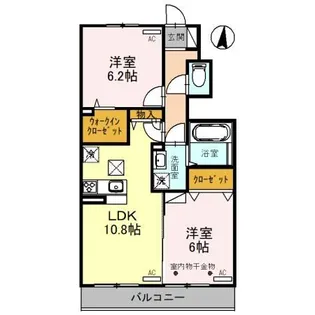 グランツ【1階】の間取り