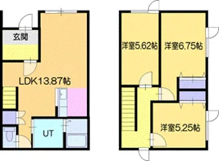 ソレイユ早来IIの間取り