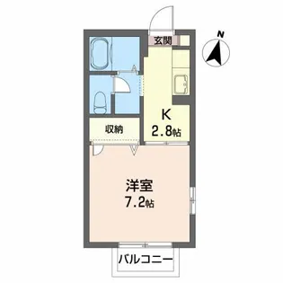 ファミール里【2階】の間取り