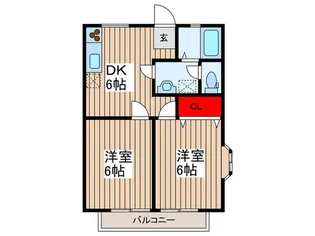 ヴィラエトワール【2階】の間取り