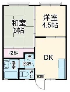 パーシモンコート【2階】の間取り