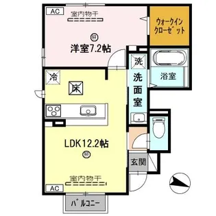 シェノン51【1階】の間取り