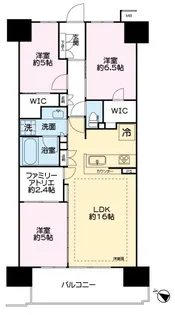 つくばグランヴィラ【12階】の間取り
