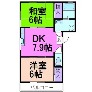 アレストクマクラ【2階】の間取り