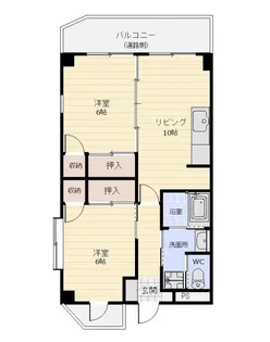 メゾンルミエール.R【2階】の間取り
