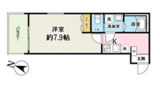ゴーイング埼大前II【3階】の間取り