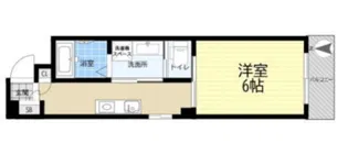 グローリーハウス染【4階】の間取り