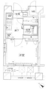 OLIO池尻大橋【5階】の間取り