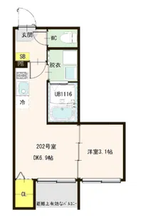 ハーモニーテラス堀切VII【2階】の間取り